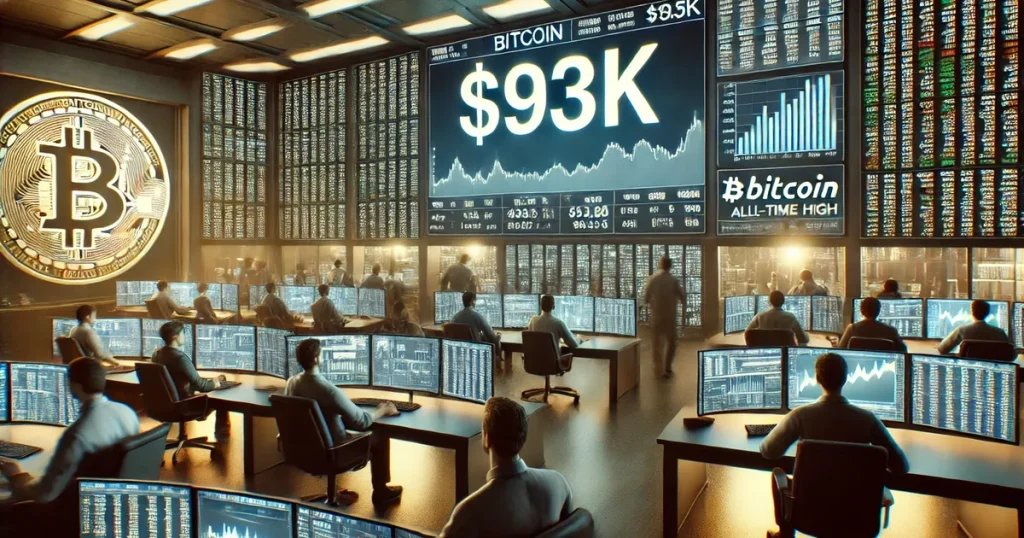 Bitcoin 93000 Dollari