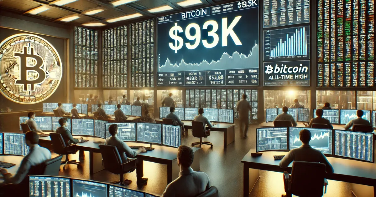 Bitcoin 93000 Dollari