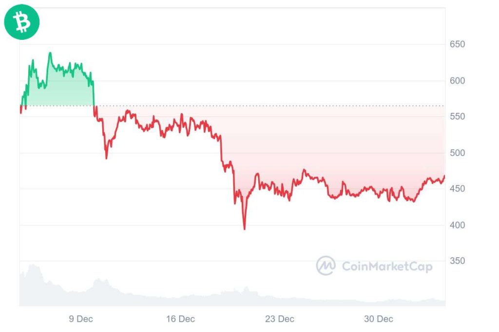Bitcoin Cash Dicembre 2024